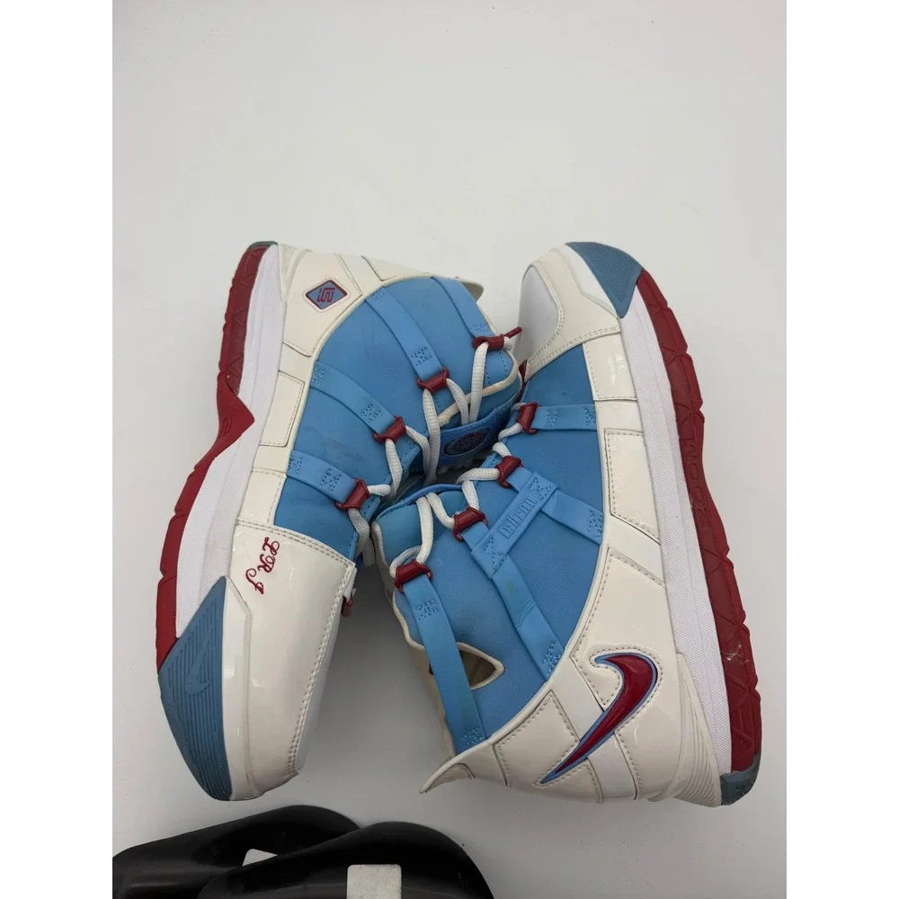 Nike LeBron 3 Retro Houston All-Star University Blue White AO2434-400 Mens 11.5